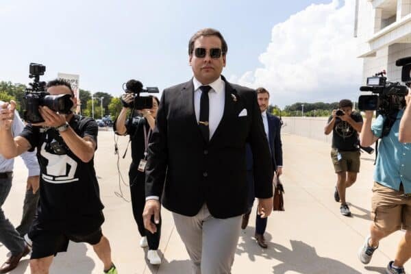George Santos insists that he has “accepted full responsibility” for crimes days before the sentence George Santos insists that he has "accepted full responsibility" for crimes days before the sentence