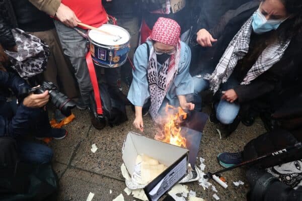 Columbia University violated the civil rights law with ‘hostile environment’ for Jewish students, says Trump Admin. Photo: *** Bestpix *** US-EDUCATION-POLITICS-RALLY