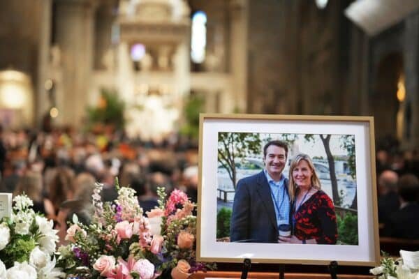 Family, friends, leaders pay the final respects to the legislator and husband of Minnesota.