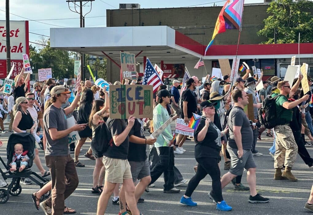 Photo: USA. Protests Salt Lake City