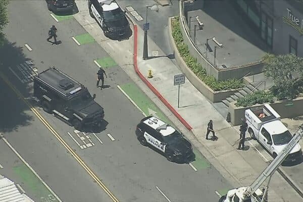 The officer 'ambushed' in Santa Monica after approaching the suspect wanted in another shooting: the police