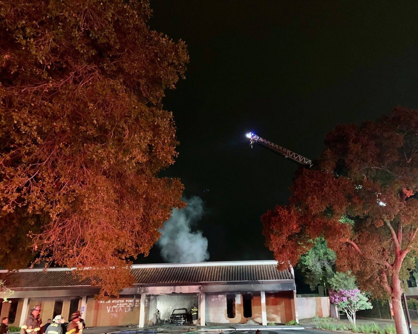 Photo: California Post Office Fire