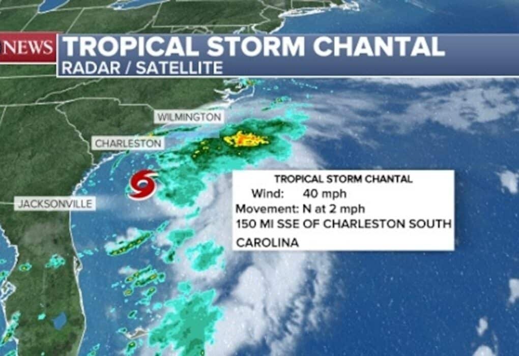 Photo: TS Chantal Radar