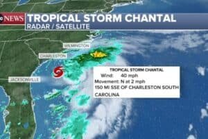 Photo: TS Chantal Radar